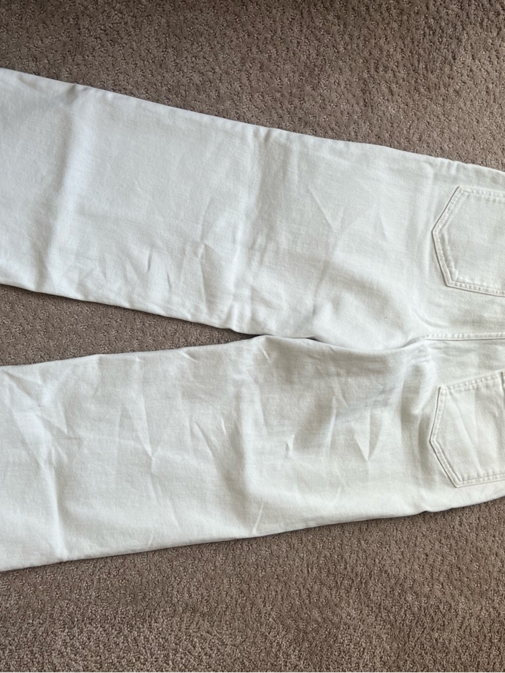 Pilcro White Wide-Leg High-Rise Jeans - Picture 4 of 5